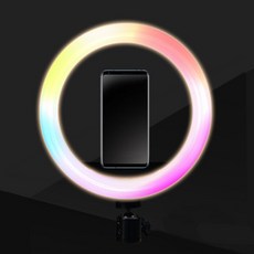 Coms LED 원형 RGB 램프 9가지 패턴 색조명 26cmmi-6+7VnK