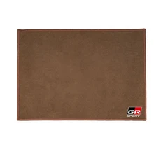 도요타 GR 가주 레이싱 수프라 코롤라 부품 스포츠 86 야리스용 스웨이드 플리스 극세사 타올 자동차 스타, 01 Brown