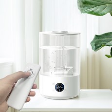 Darlisex 대용량 UV-C 살균 초음파 가습기 6.5L, 흰색, 흰색