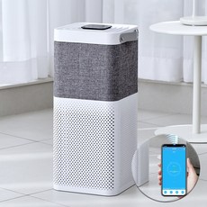 가정용 공기청정기 원룸 사무실 미세먼지 제거 소형 스마트 IOT 원격제어 스마트에버 SA30M, 화이트