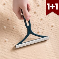 베우스 수동 보풀제거기 1+1 휴대용 고양이털 스크래퍼, 네이비+네이비