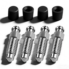 M8X1 25 빠른 출혈을 브레이크 공기 스크류 있는 위한 블리더 28MM 캡이 4PCS
