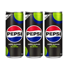 펩시 제로슈거 라임향 245ml 10캔 업소용바코드없음, 10개