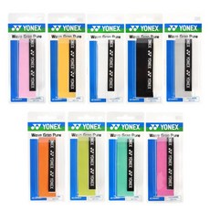 요넥스 AC108WEX 10개묶음 심그립 쿠션그립 스파이럴 그립 배드민턴 테니스