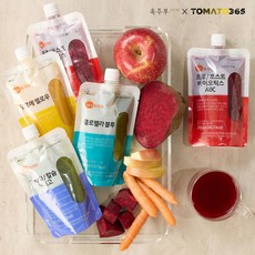 물한방울 첨가물 없이 바로 갈아 신선한 비가열 ABC 주스 과채과즙 95%이상, 4개, 200ml