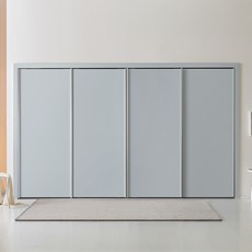 보루네오 E0 PET 파스텔 슬라이딩 붙박이장 30cm, 코튼블루 30cm