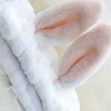 토끼 세안밴드 화이트 귀여운헤어밴드 세수머리띠 머리고정밴드