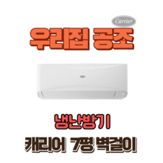 빠른설치 캐리어 벽걸이 냉난방기 인버터 6평 DARP-0071GAWSD 원룸 사무실 우리집공조, 일반배관형