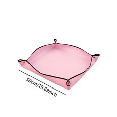 50 75cm 식재 매트 PVC 식물 재배 매트 접이식 방수 원예 화분 매트 꽃 이식용 매트, 04 50cmx50cm