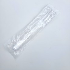 12cm 미니포크 개별포장 500개입 투명 샐러드 포크, 1개