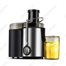 가정용 저속 레몬 저소음 당근 오렌지 자동 분리 착즙기 상업용 과육분리, B_실버 원주스 믹서기, 플러그 220V