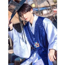 남성 생활한복 모던 두루마기 철릭 스타일 외출복