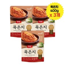동원 국산김치 숙성 묵은지김치 400g x3봉 자취생 전골, 3개