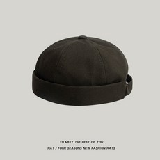 D.Y Shop 經典英倫風純色水兵帽 西瓜皮帽 街頭雅痞百搭潮流穿搭