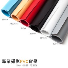 三重 68x130cm 攝影 磨砂 PVC 背景 防皺 防水, 1個, 藍