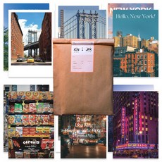 여행 엽서 21장 세트 [4options 뉴욕 일본 파리 바르셀로나 감성 인테리어 해외 유럽 오사카 외국 사진 미