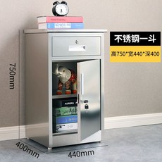 튼튼한 스텐 연구실 수납 약국 정리 보관 캐비닛 선반 약품, 1.36mm, 스테인리스스틸 1단 1문 304