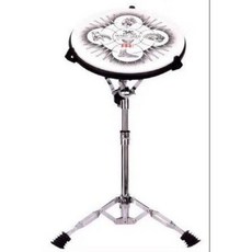 드럼 패드 연습기 12인치 초보용 스탠드 세트 마일 컴플리트, 1개, 2. 마이어 사지 보호대