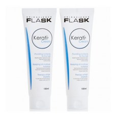 플라스크 케라틴 크림 헤어에센스 180ml 2개