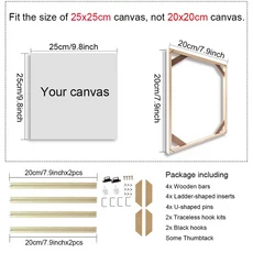 40x60 50x70 40x50cm 캔버스 프레임 나무 프레임 나무 사진 유화 캔버스 다이아몬드 그림 프레임 캔버스 나, CHINA