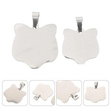 반려동물 인식표 각인스탬핑에칭용 금속 강아지 귀여운 고양이강아지 이름표 제작용 쥬얼리, 1개, 기본