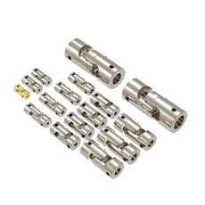 [타임딜] Rc 보트 자동차 메탈 범용 조인트 커플링 카단 샤프트 모터 짐벌 커넥터 2mm 2.3mm 3mm 3.175mm 4mm 5mm 6mm 8mm 10mm