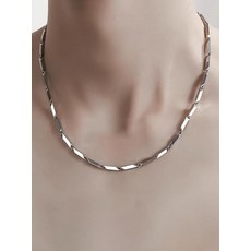 [선물 추천] 티타늄목걸이 바나나핀 헤어리본 헤어코사지, 3mm 너비 60cm 선물세트