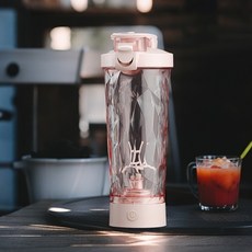 電動攪拌杯搖搖杯 700ml 自動清潔, 700ML粉色