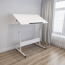 학원 스탠딩 책상 화이트 x 60 40, 100x60 화이트