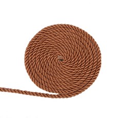 재봉 미싱 5mm 5/10YD 트위스트 코드 로프 트림 공예 장식 나일론 바느질 장식품 홈 수제 코딩, [00] 10YD, [00] Red coffee-20