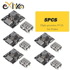 510pcs 4.2V 리튬 배터리와 호환 고정밀 5V2A 충전 통합 모듈 Type-C 입력, 04 5pcs-Not Welded