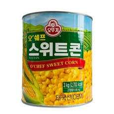 오뚜기 오쉐프 스위트콘, 3kg, 6개