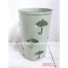 House傢飾 復古工業風簍空雨傘造型傘桶, 1個