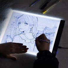 블레오 LED 드로잉 패드 카피보드 라이트박스, 1개