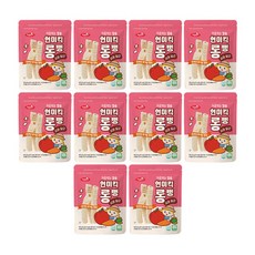 [NEW] 베베스트 처음먹는 칼슘 현미킥 롱뻥, 10개, 20g, 사과 당근