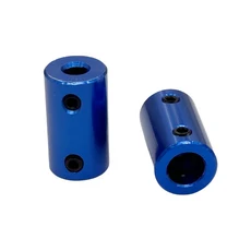 1PCS 알루미늄 합금 커플 링 보어 D14L25 5mm 스테퍼 모터 용 파란색 유연한 샤프트 나사, 01 파란색, 09 6x8