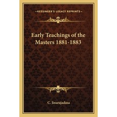 (英文圖書)Early Teachings of the Masters 1881-1883 平裝版, 英文, Kessinger Publishing