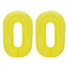 이벤트홀릭 초대형 숫자풍선 40인치 100cm, 1개, 옐로우 00