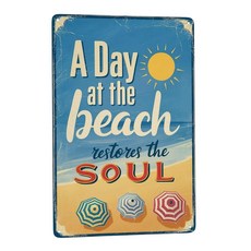 Foxes Knowledge Anatomy Of A Fox 레트로 포스터 학교 교육 (1) 레트로 틴 표지판 영감을 주는 생활 인용문 소박한 장식 벽 아트 독특한 선물 20.3, Beach Sky Wall Décor a Day at