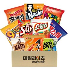 [데일리이츠] 과자 스낵 10종류 1호~5호 세트 옵션선택 (농심 오리온 크라운 해태 빙그레 롯데), 1세트, 5호