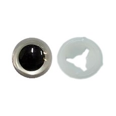 인형 큰 투명 라운드아이 나사형 양모펠트 모르인형 봉제인형 만들기 한쌍, 14mm(와셔포함), 1세트