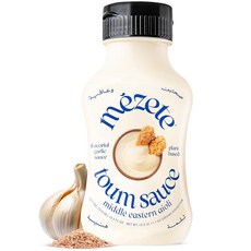 메제테 전통 타히니 소스 오일 무첨가 제로 콜레스테롤 참깨 드레싱 짜낼 수 있는 타히니 병 비 GMO 후무스 드레싱 팔라펠에 훌륭함 315g 3팩, Toum Garlic Sauce