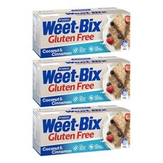 Weet-Bix 위트빅스 시리얼 글루텐프리 코코넛 & 시나몬, 400g, 3개