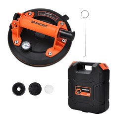 유리 에어컨 세탁기 압력 게이지가 있는 냉장고용 대형 진공 흡입 컵 터ZANSONG-3-black1, ZANSONG 3 orange1