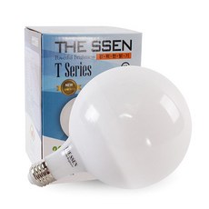 더쎈 LED 롱타입 볼전구 G120 20W 볼램프 세트, 주광색, 3개