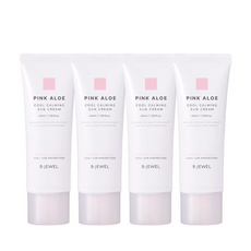 비주얼 핑크알로에 쿨카밍 선크림 세트, 4개, 40ml