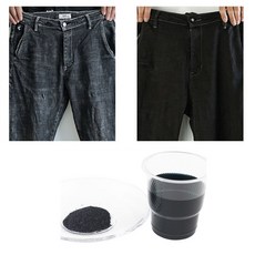 블랙 컬러 직물 염료 안료 염료 의류용 섬유 염색 의류 리노베이션 코튼 데님 페인트 10g, 10g-bag, 1개