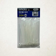 케이블타이 스마토 미니 100mm 백색 2.5mm 100개 소량 커머스픽101, 본상품선택