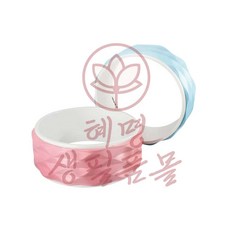 혜명생필품몰 요가 휠 필라테스 기구 요가소도구 필라테스휠 코어운동 필라테스도구 홈롤러, 핑크