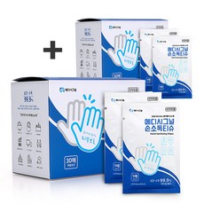메디시그널 손소독티슈 일회용 개별포장 30매 x 2박스, 30g, 2개